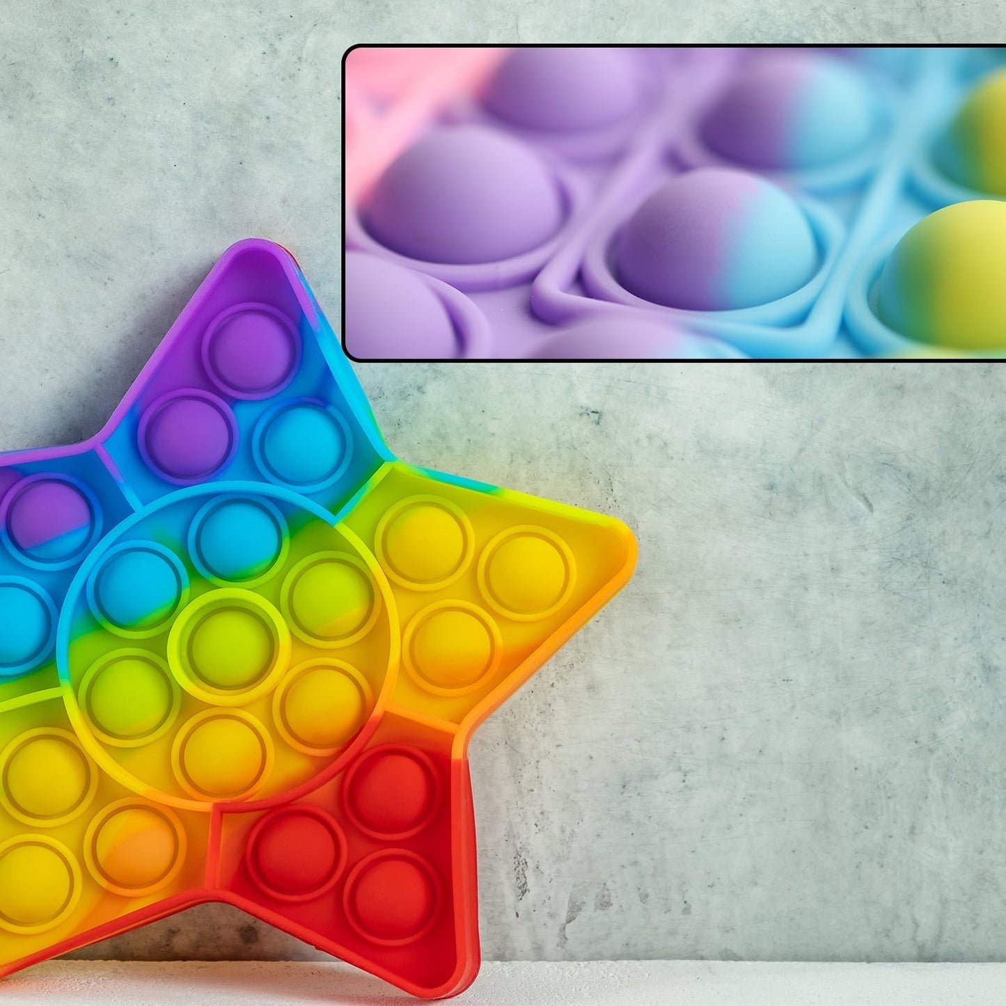 Star Fidget Toy fidget tool Used for playing purposes and all, especially for kids signaturekarts