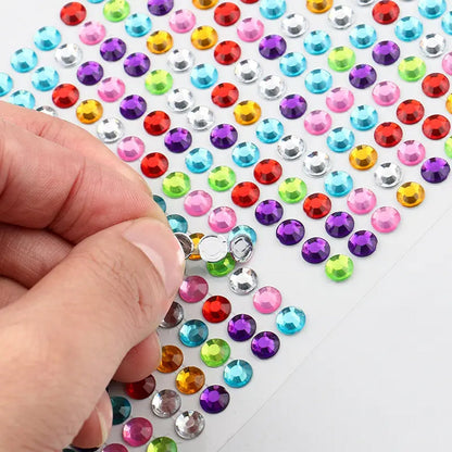 Self Adhesive Multi Size Shaped Shining Stones Crystals Stickers For Art & Craft, Mobile Phone Decoration, Jewelery Making, School Projects, Creative Work signaturekarts