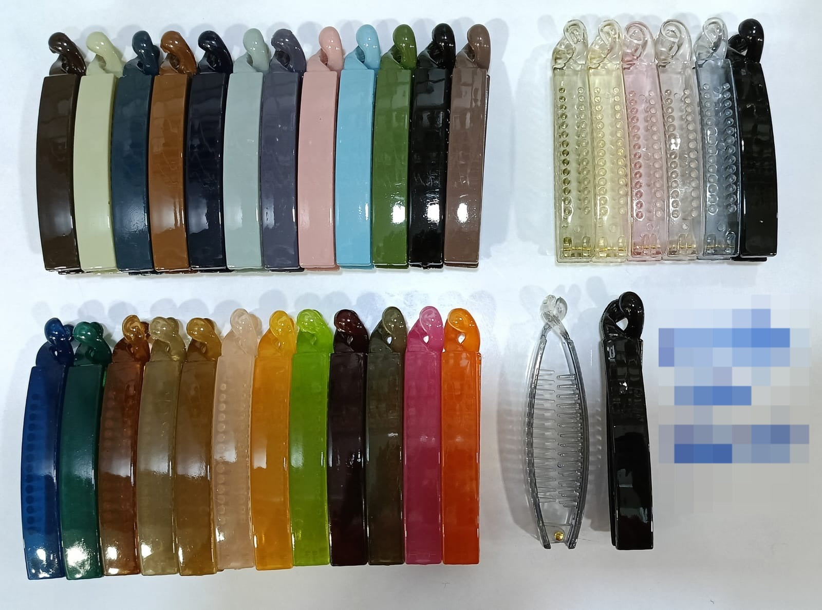 Plastic Hair Claw Clips Strong Clips (1 Pc / Mix Color), Hair accessories Signature kart