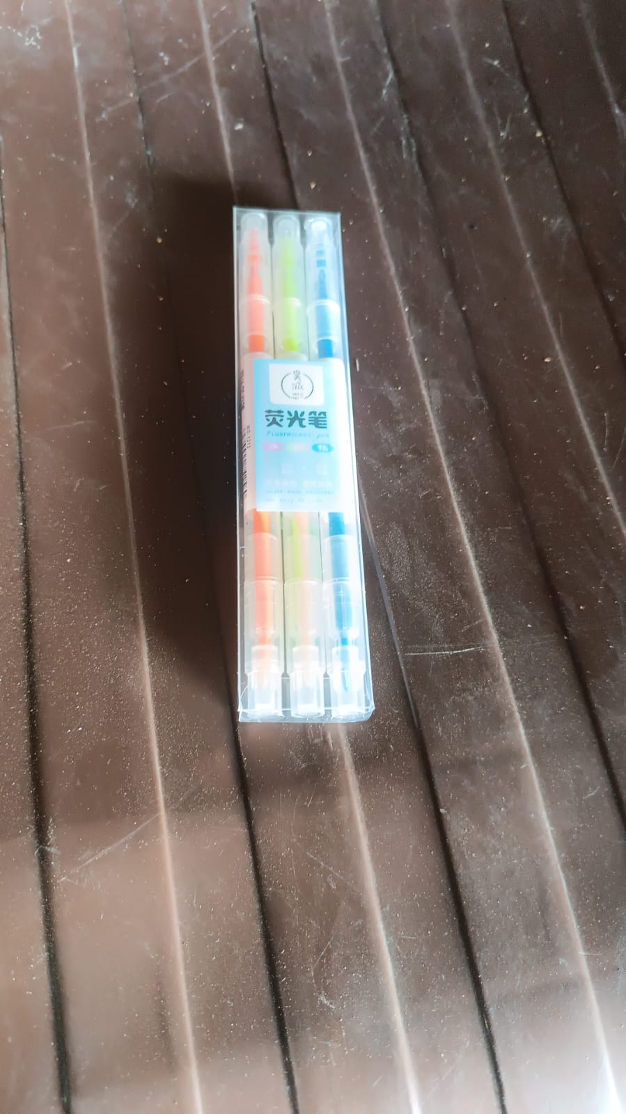 Dual-Headed Highlighter 3 Colors Double head Highlighter Pen (3 Pcs Set) Signaturekarts