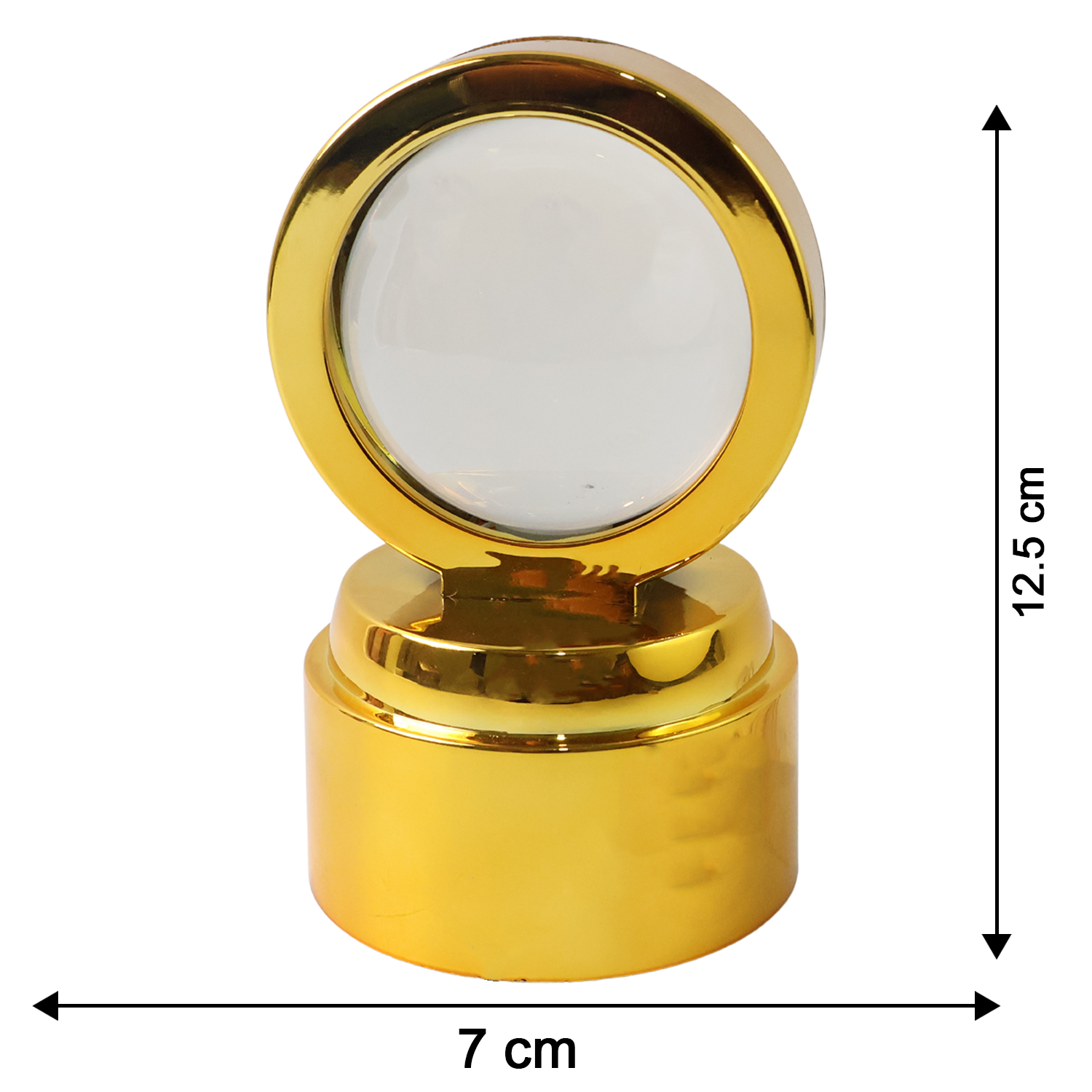 Bajrang Bali 3D Crystal Ball Night Light with LED Illumination (1 Pc) The Morsignaturekarts