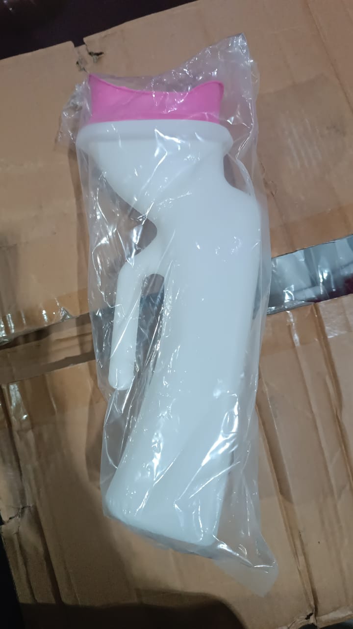Female Potty Urinal Urine Collection Can Bedpans (1 Pc / 1000 ML) Signaturekarts