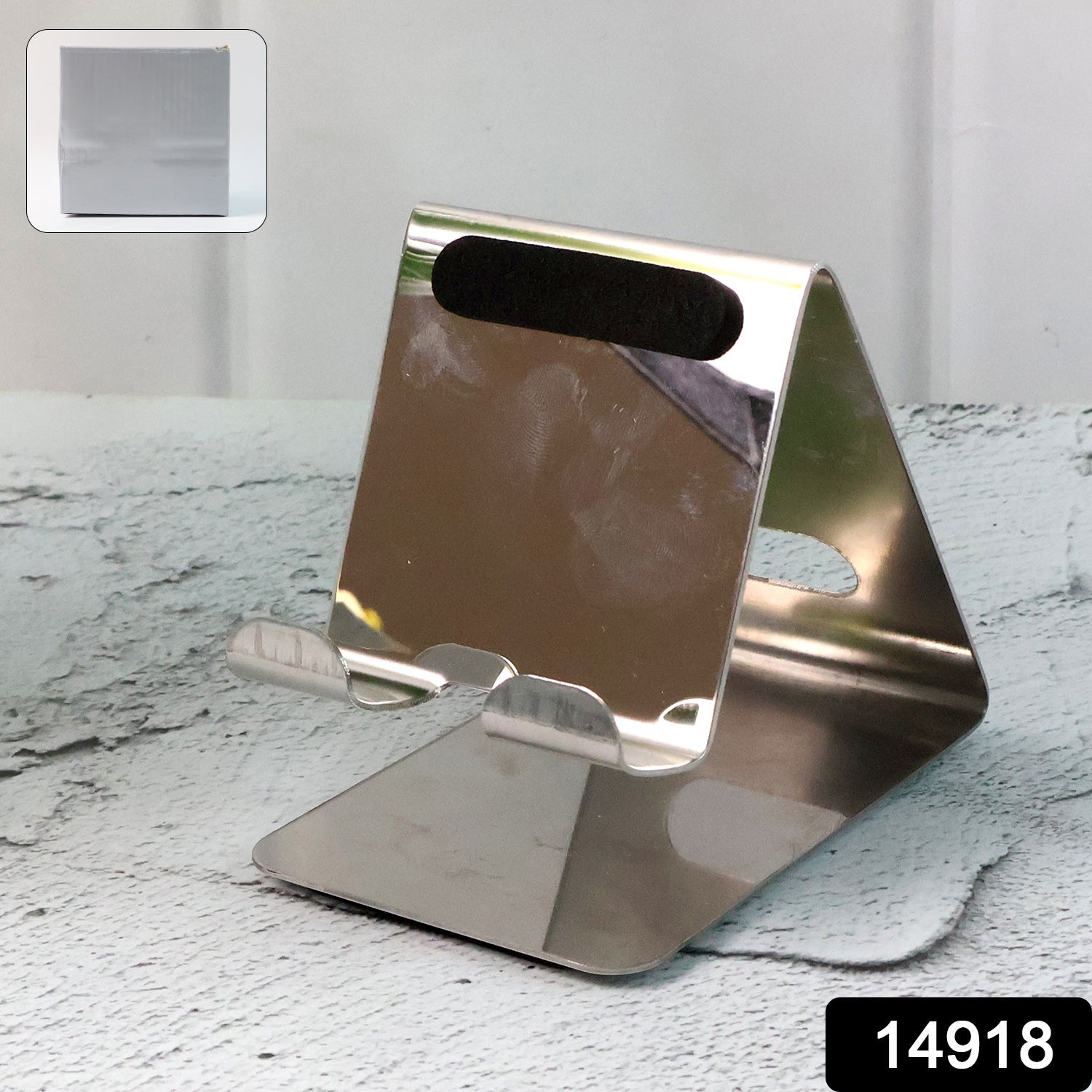 Stainless Steel Universal Mobile & Tablet Stand Holder - (1 Pc) signaturekarts