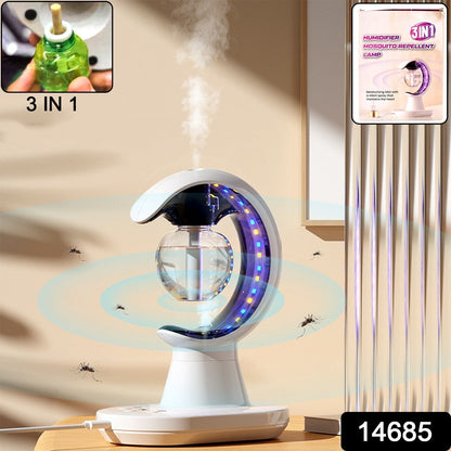 3-in-1 LED Lamp with Humidifier and Mosquito Repellent (1 Pc) signaturekarts
