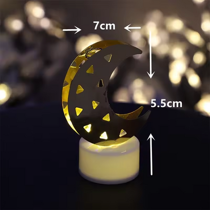 Decorative Moon Shaped Flameless LED Candles (4 Pc) signaturekarts