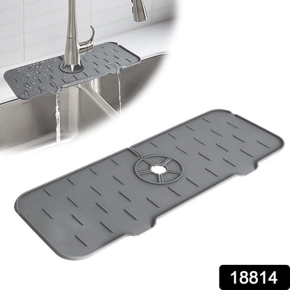 Silicone Sink Faucet Pad / Mat (1 Pc / 33x12 Cm) Signaturekarts