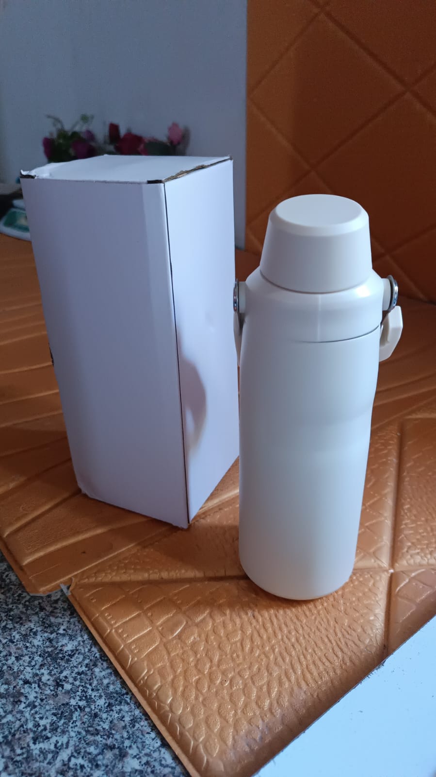 Insulated Stainless Steel Water Bottle (500 ML) Signature kart