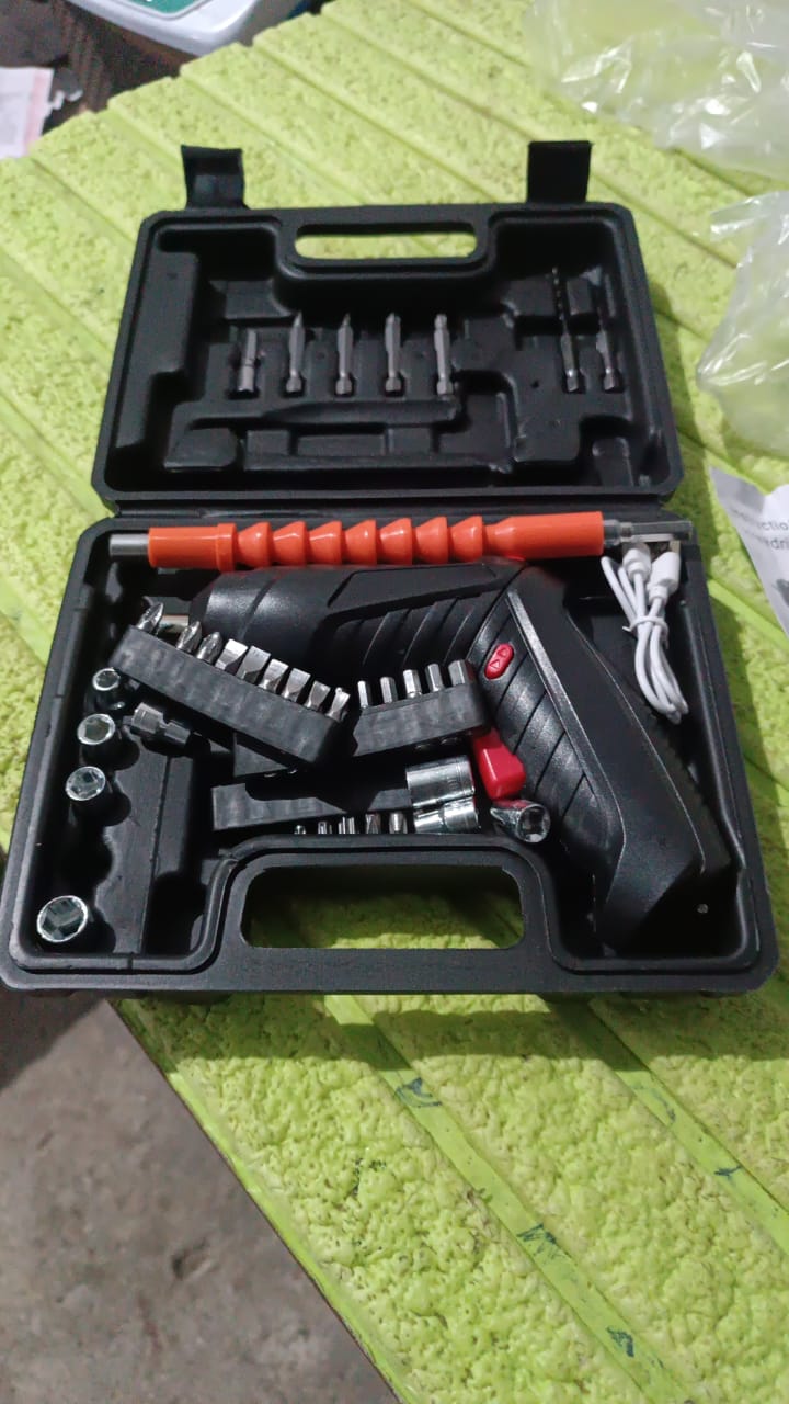 Small Screwdriver with LED Light, Screwdrivers Bit Set (48 Pcs Set) Signaturekarts