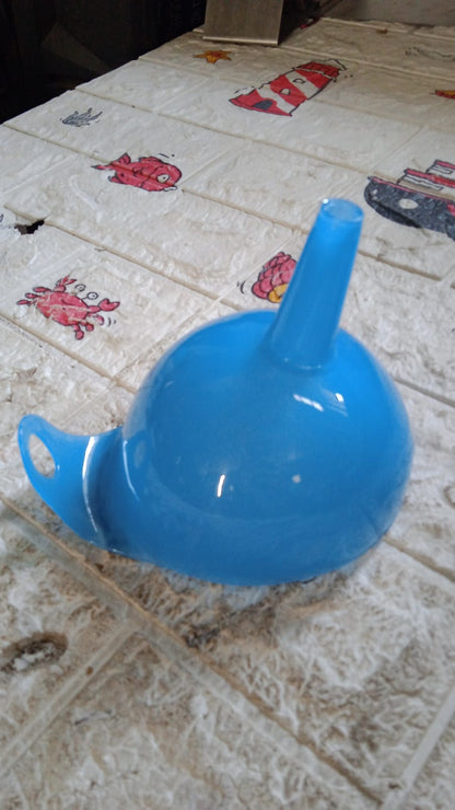 Plastic Funnel for Pouring Oil Sauce Water Juice Cooking Small Food Grains  1 Pc signaturekarts