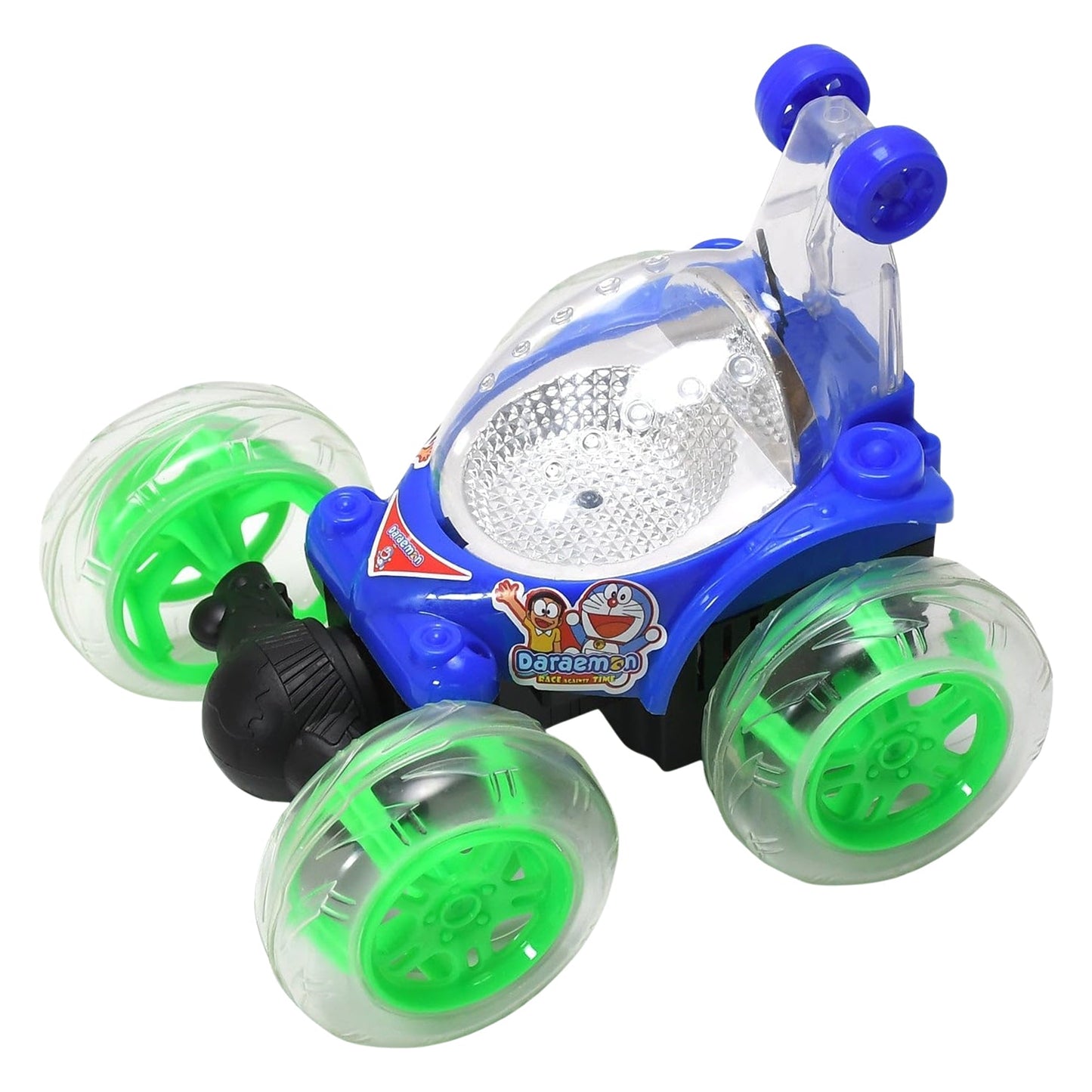 Rechargeable 360° Stunt Remote Control Car with 3D Lights & Music for Kids Your Brand