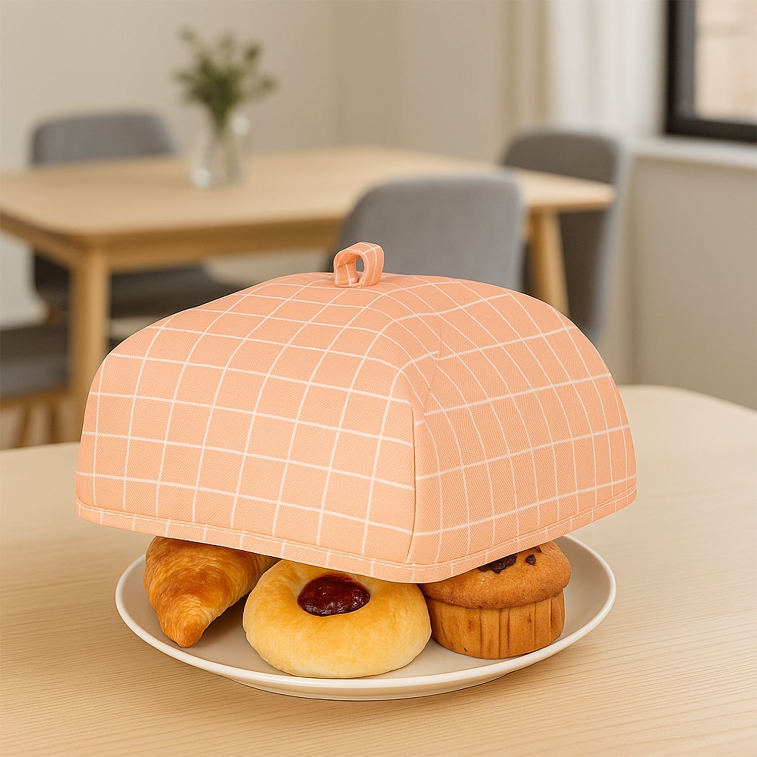 Foldable Food Cover – Anti-Dust & Heat Preservation (20x20 Cm) signaturekarts