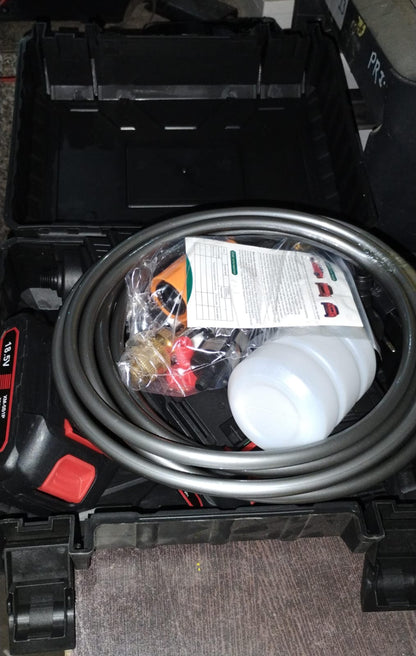 Double Battery 18.5V Rechargeable Electric, Car Washer Gun (1 Set) Signaturekarts
