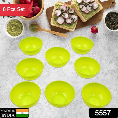 Multipurpose Small Plastic Bowl Katori Microwave Safe Bowl 8 Pcs Set signaturekarts