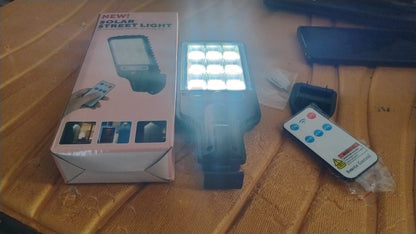 High-Power Solar LED Street Light with Motion Sensor & Remote Control Signature Kart