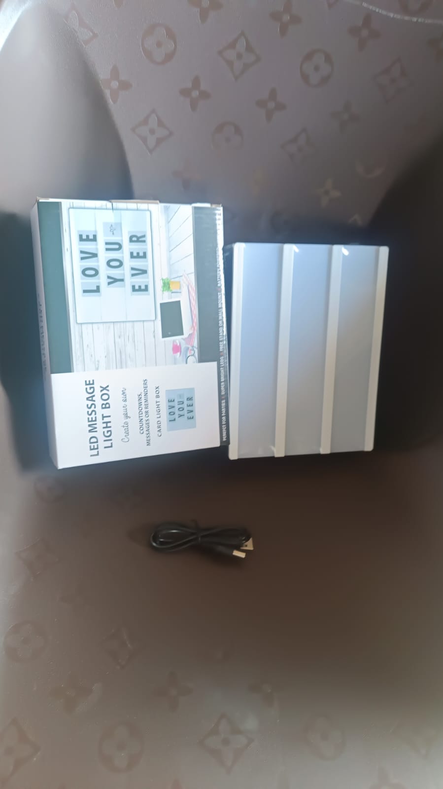 Black Mini A6 Magnetic Cinematic Light Box with 82 Characters and 10 Emojis (1 Set) Signaturekarts