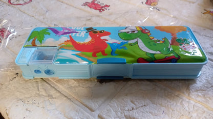 Plastic Multipurpose Compass Box (1 Pc, Mix Design) signaturekarts