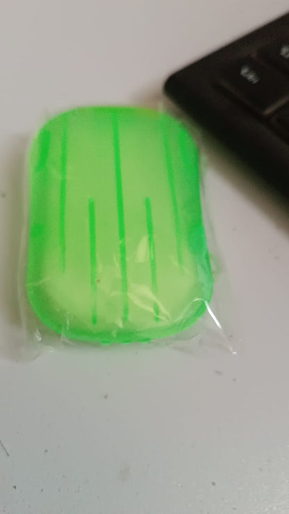 Travel Paper Soap Sheet with Mini Box (20 Sheets in a Pack Approx / Mix Color) Signaturekarts