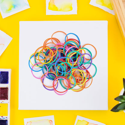 Strong & Reusable Rubber Bands: Multicolor for Office, Home & School, Hair accessories signaturekarts