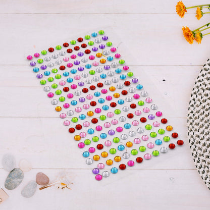 Self Adhesive Multi Size Shaped Shining Stones Crystals Stickers For Art & Craft, Mobile Phone Decoration, Jewelery Making, School Projects, Creative Work signaturekarts