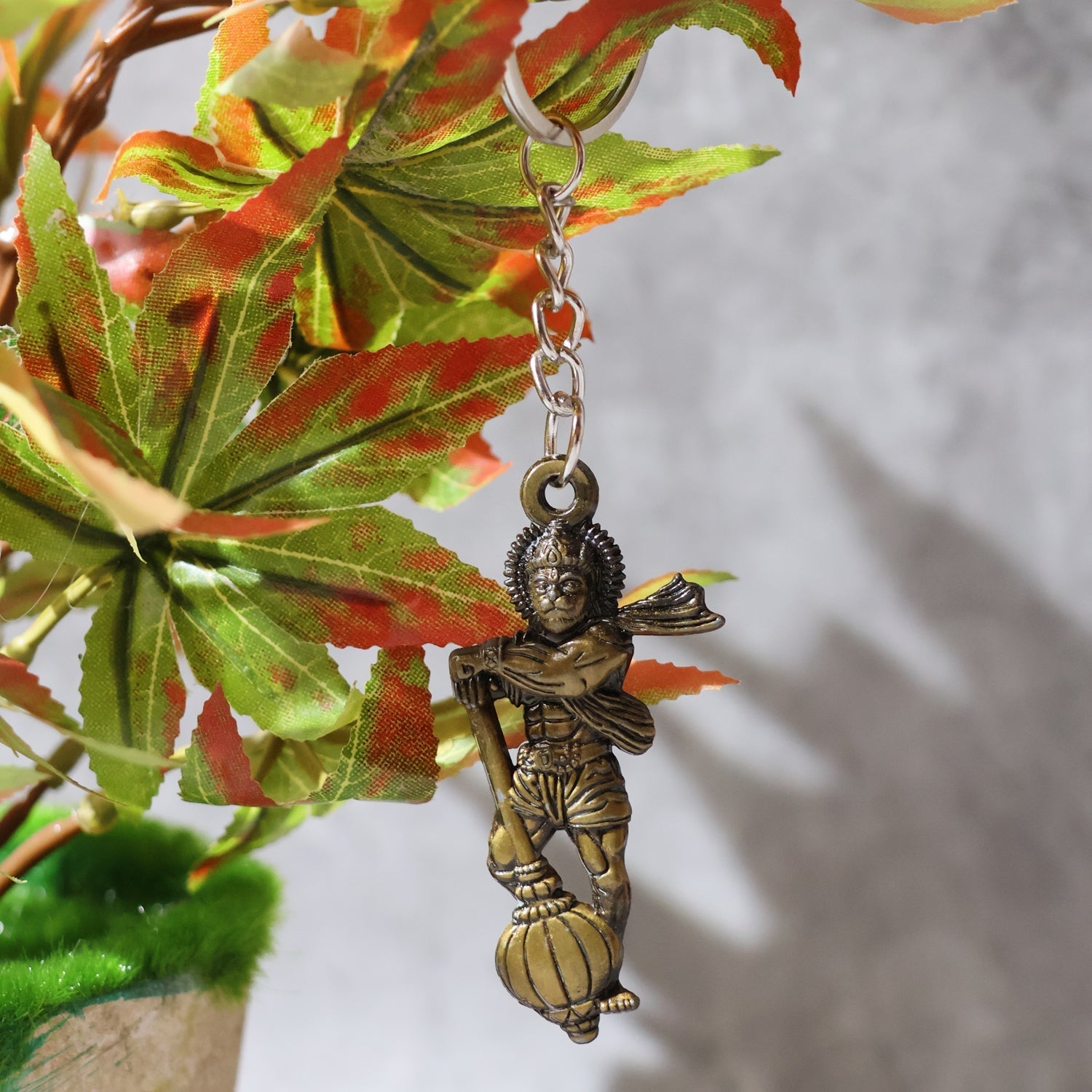 Hanuman Metal Keychain Set (2 Pc Mix Design) signaturekarts