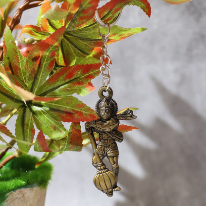 Hanuman Metal Keychain Set (2 Pc Mix Design) signaturekarts