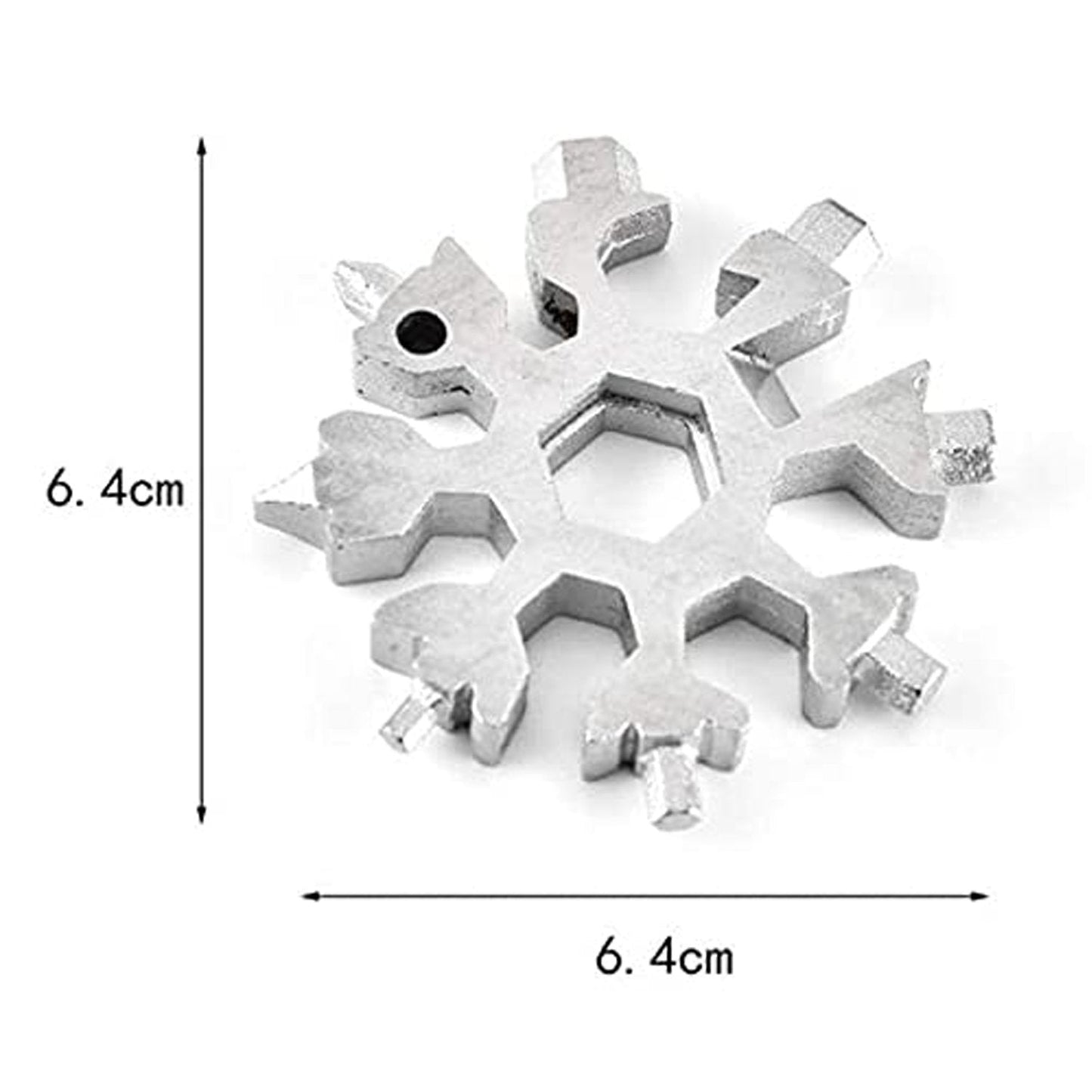 Durable 18-in-1 Snowflake Multi-Tool – Bottle Opener & Screwdriver Wrench Kit signaturekarts