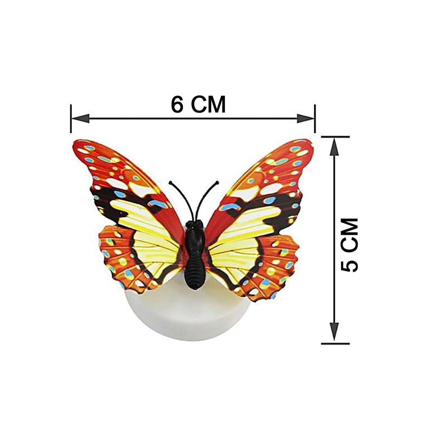 The Butterfly 3D Night Lamp Comes with 3D Illusion Design Suitable for Drawing Room, Lobby. Signature Kart
