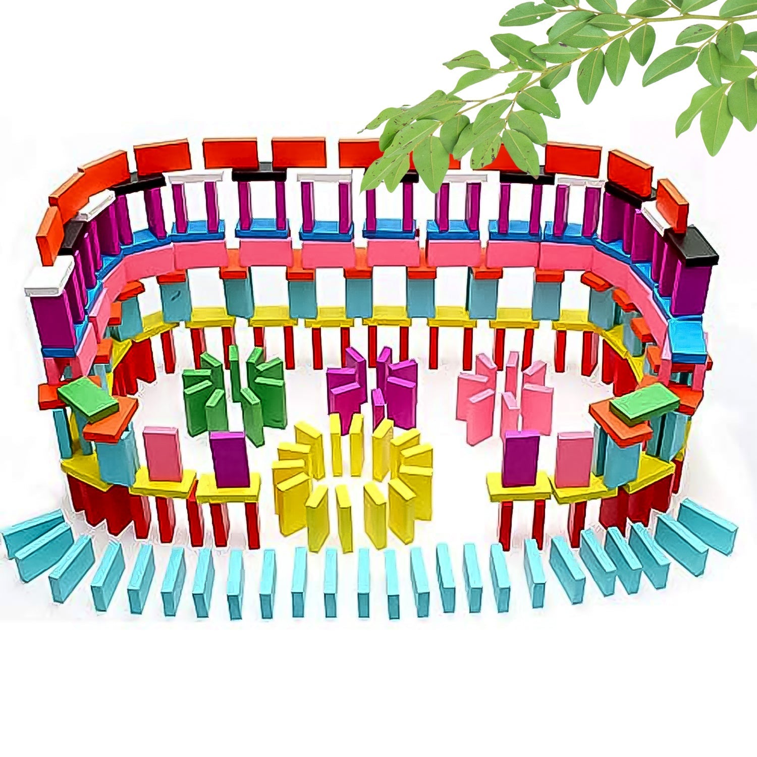 Kids 120 Domino Blocks Dominoes (120 Pcs Set) Signaturekarts