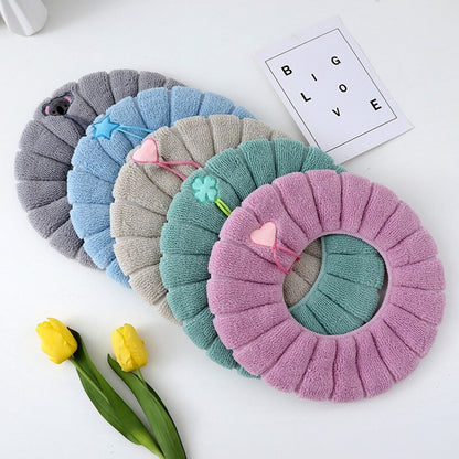 Winter Comfortable Soft Toilet Seat Mat Cover Cushion Plush signaturekarts