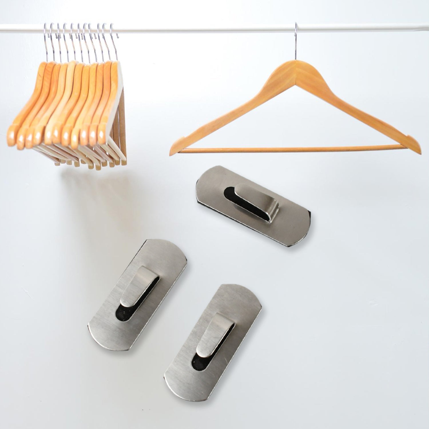 Heavy Duty Self-Adhesive Stainless Hooks – Waterproof for Robes, Coats & Towels signaturekarts