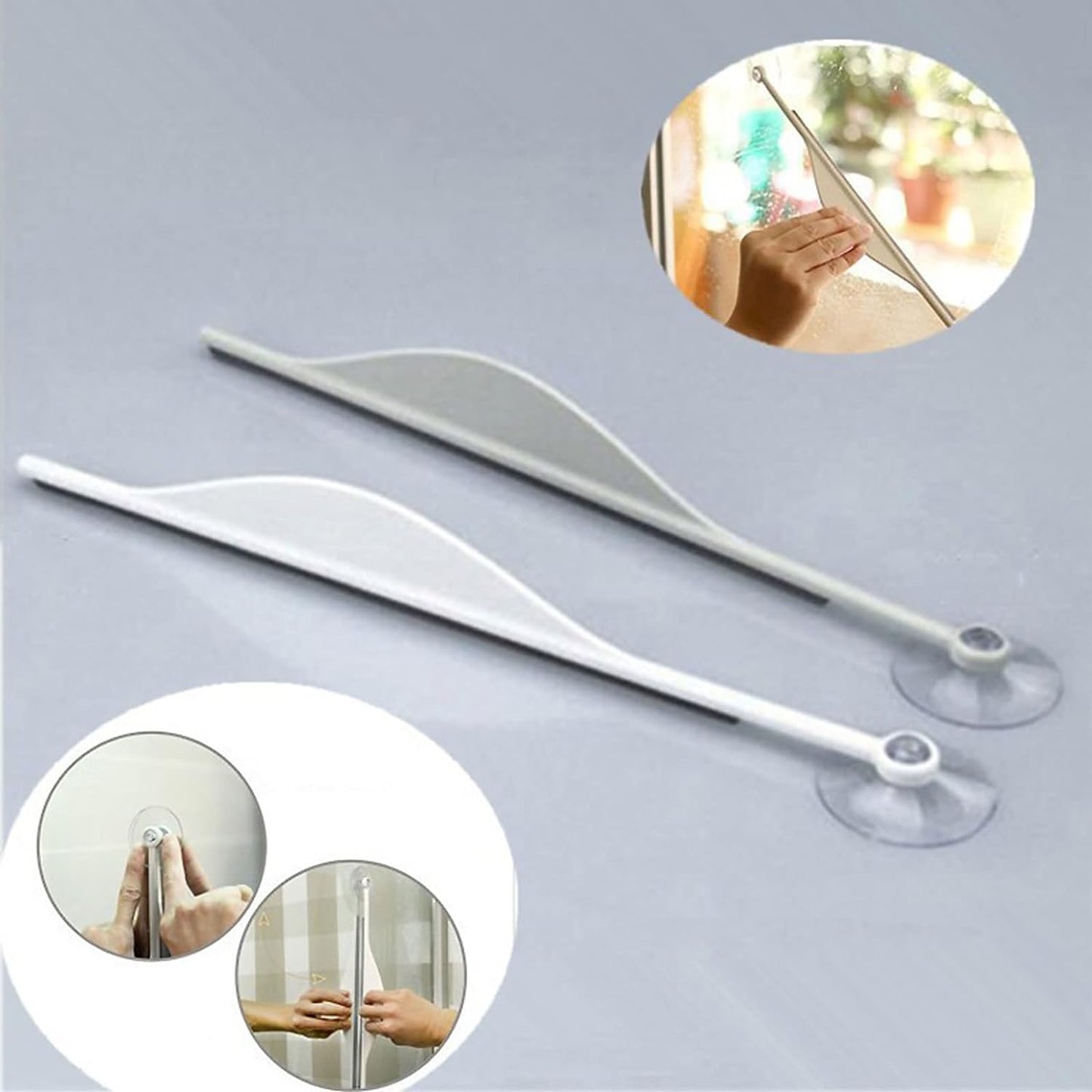 All-in-One Cleaner: Squeegee for Shower, Bathroom & Windows signaturekarts