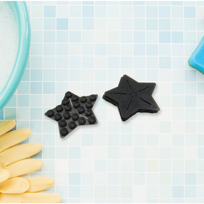 Mini PVC Anti Slip Bat Mat Star Shaped for Kids 4 Pc Set signaturekarts