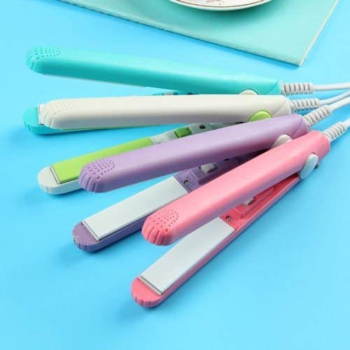 Beauty and Personal Care Professional Ceramic Plate Mini Hair Styler Straightener and Curler signaturekarts