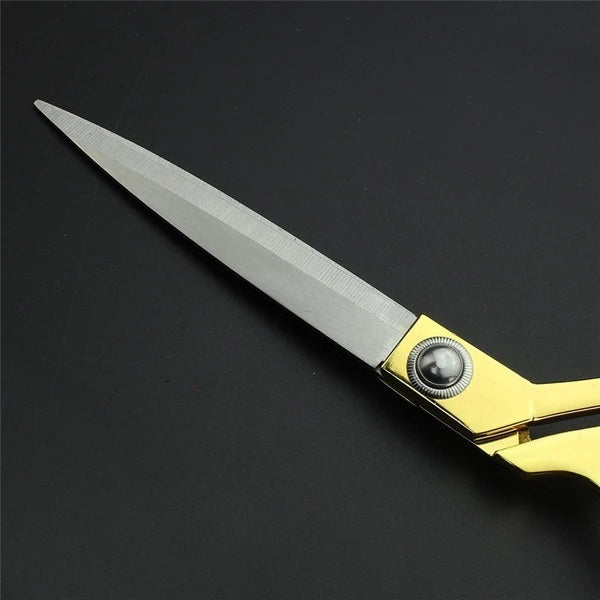 Stainless Steel Tailoring Scissor Sharp Cloth Cutting for Professionals  (Golden) signaturekarts