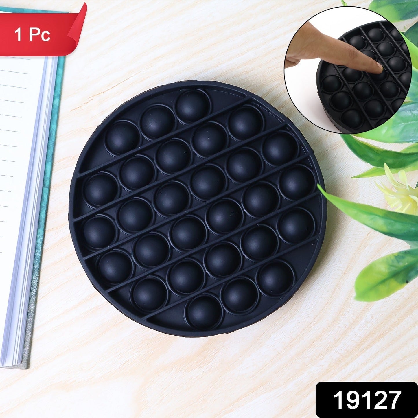 Premium Round Shape Silicone Pop It Fidget Toy (1 Pc) signaturekarts