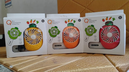 USB Operated Handheld Mini Fan ( Mix Colour) Signature kart