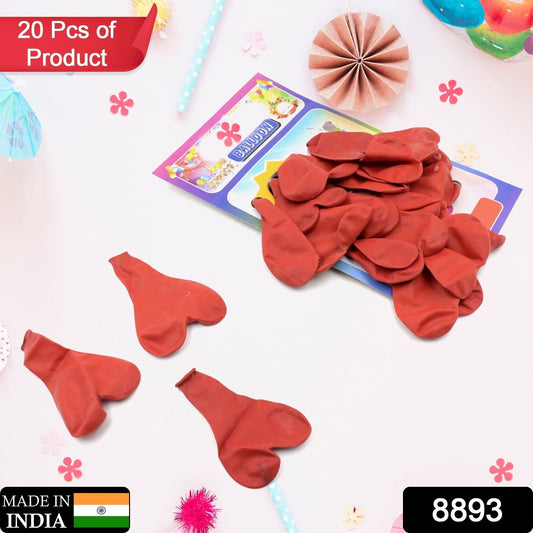Heart shaped balloons Kinds (20 Pcs Set) signaturekarts