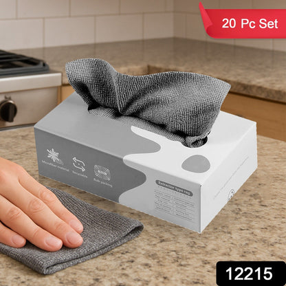 Thickened Magic Wipe Home Kitchen Car Multi-Functional Cleaning Rag (20 Pc) Signature kart