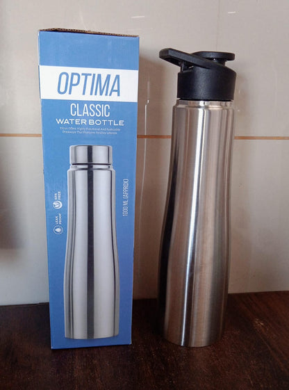 Stainless Steel Double Wall Vacuum-Insulated Drink Water Bottle (1000 ML) Signature kart