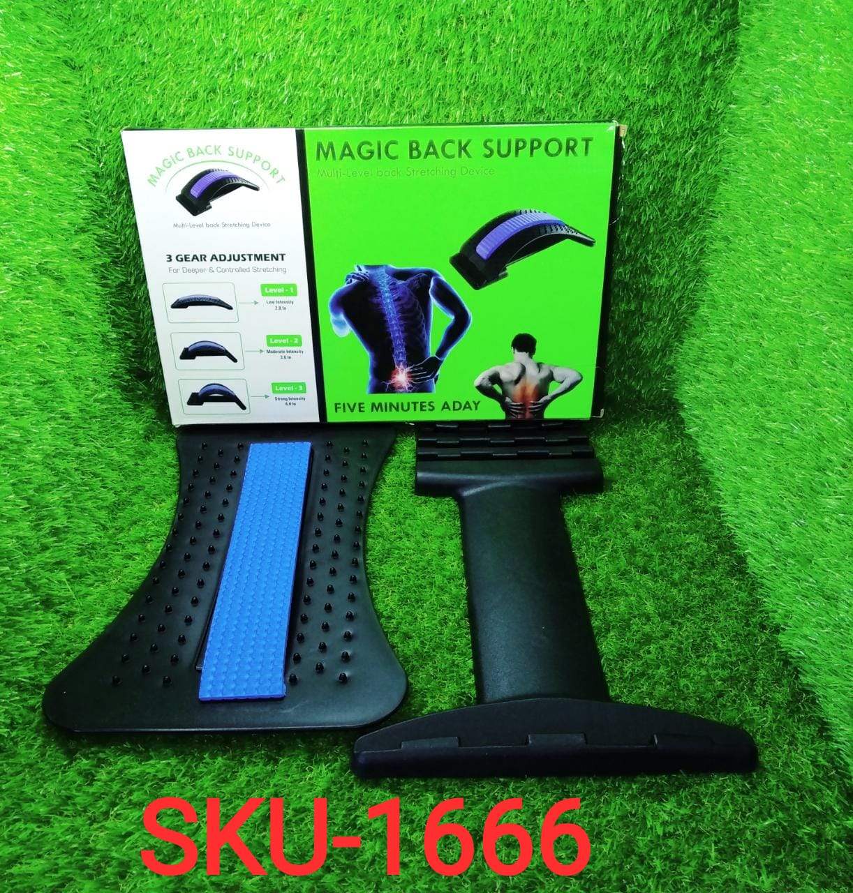 Multi-Level Back Stretcher Posture Corrector Device For Back Pain Relief Signaturekarts