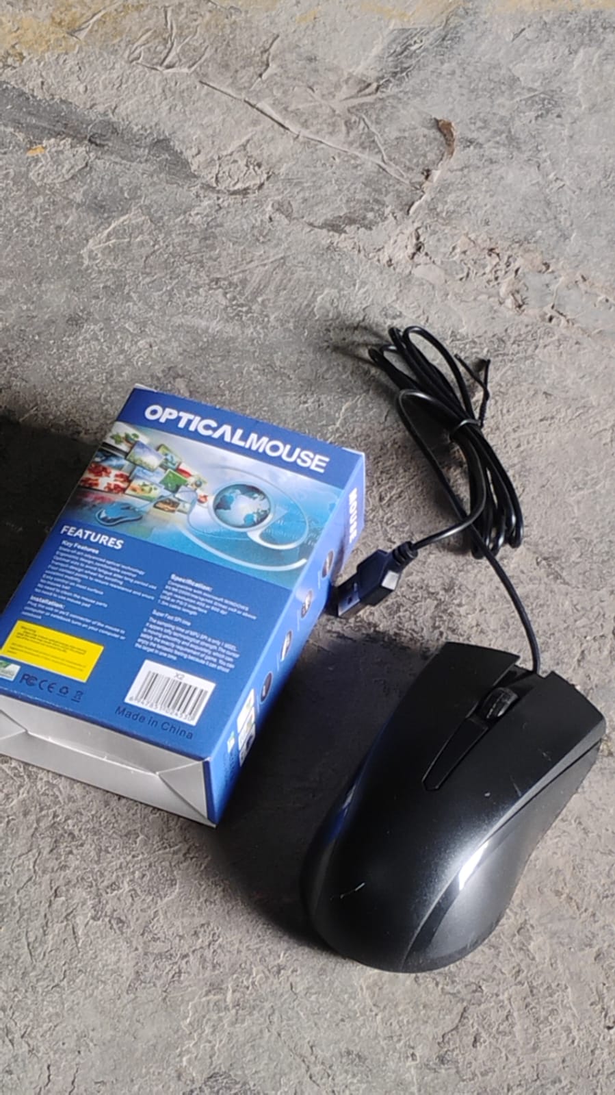 Computer / Laptop Wired Optical Mouse, X2 (1 Pc) Signaturekarts