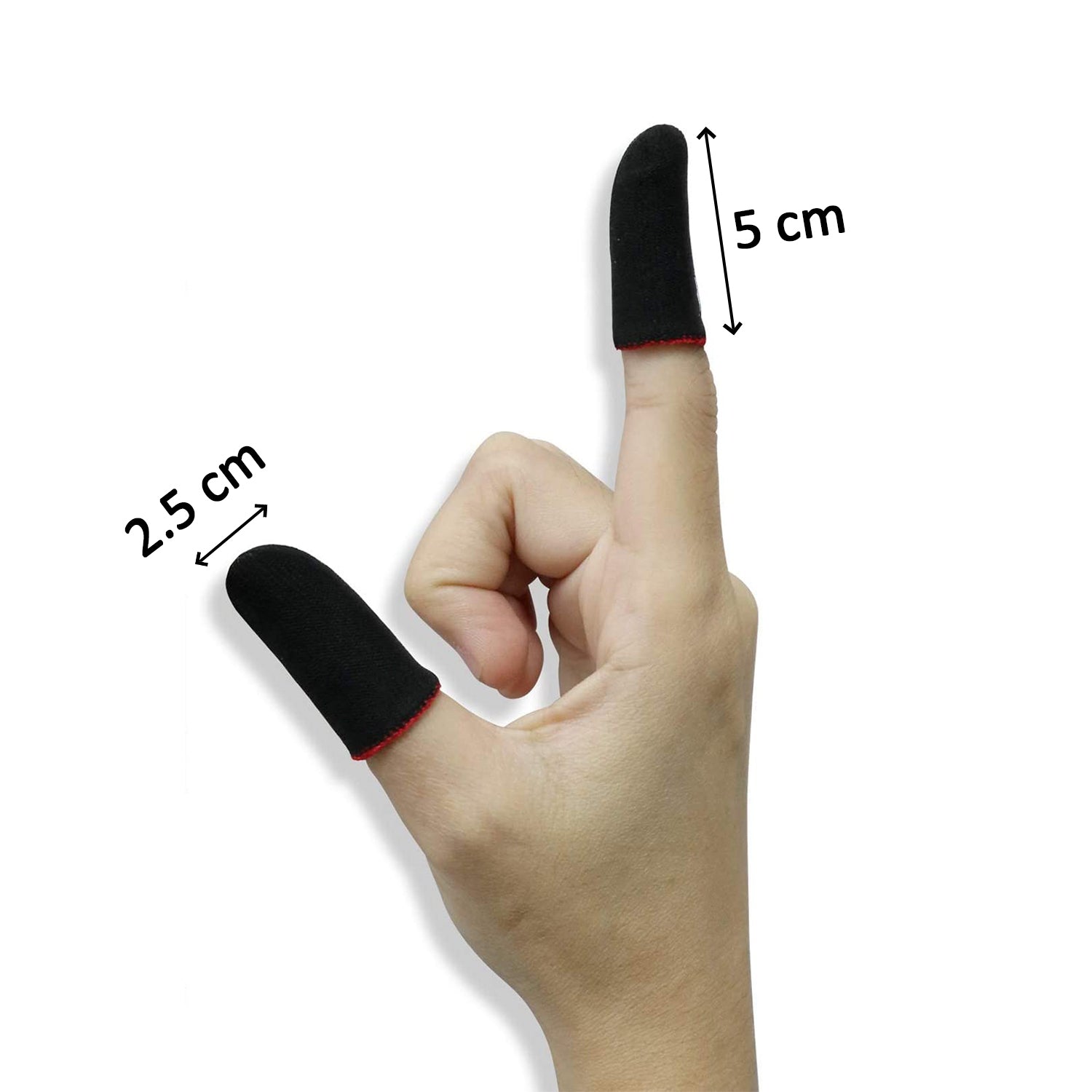 Thumb & Finger Sleeve for Mobile Game, Pubg,Cod,Freefire (1Pair only) signaturekarts