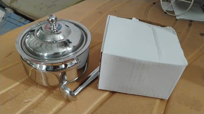 Premium Stainless Steel Ghee Pot (1 Set) Signature Kart