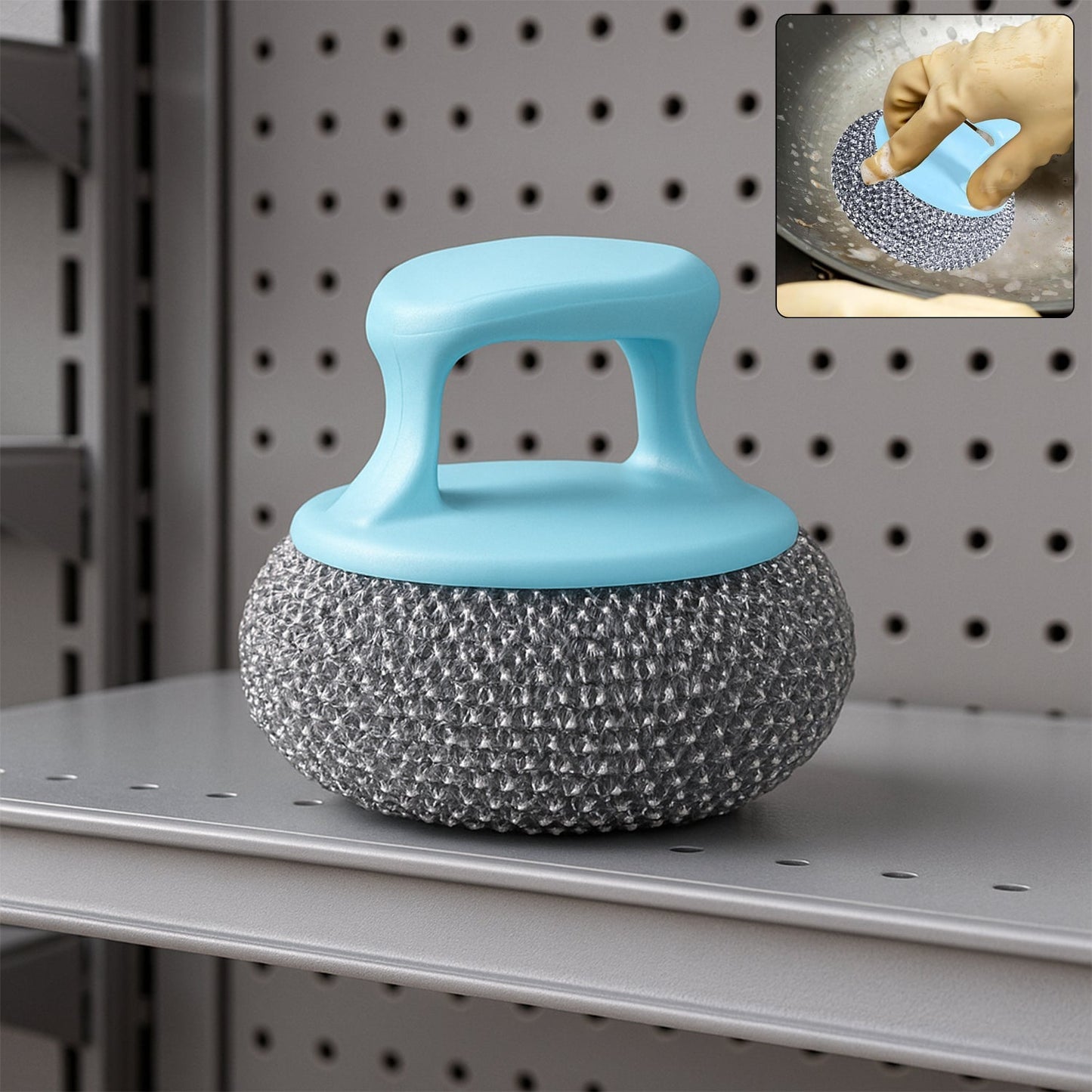 Dish Brush Multifunctional Palm Brush for Sink Pot   for Household Use signaturekarts