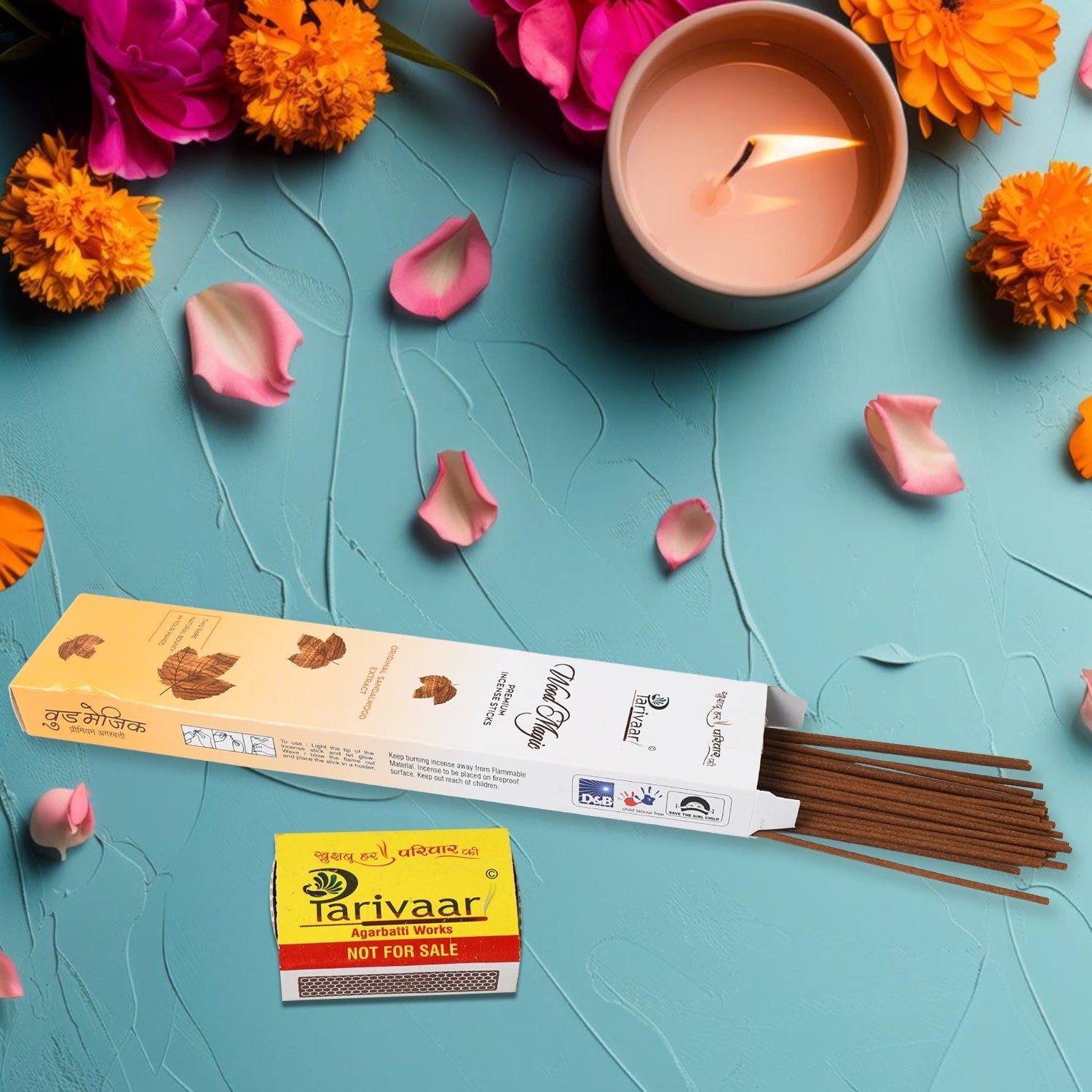 Mix Flavour Incense Sticks / Agarbatti (90 GM With Machis / Mix 1 Packet) Signaturekarts