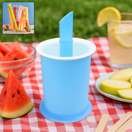 DIY Manual Popsicle Maker – Reusable Ice Cream Mold (Approx 20 Pcs Packing Bag) signaturekarts