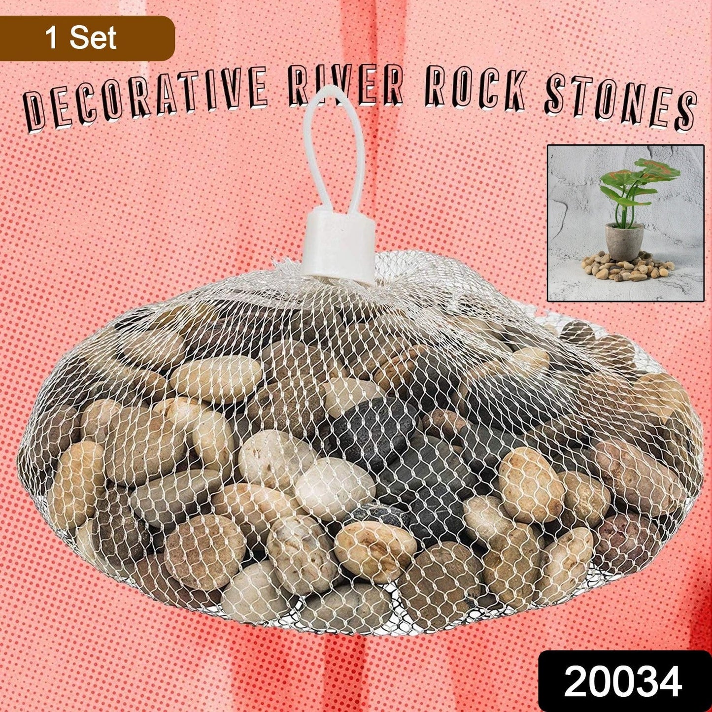 Decorative River Rock Stones (1 Set) The Morsignaturekarts