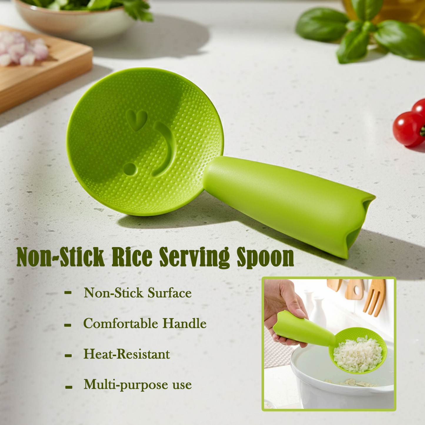 Premium Non-Stick Rice Serving Spoon (1 Pc) The Morsignaturekarts
