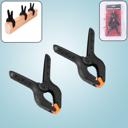 3 inch Heavy Duty Clips Clamp Spring Clamps Clip Fixture (2 Pc Set) signaturekarts