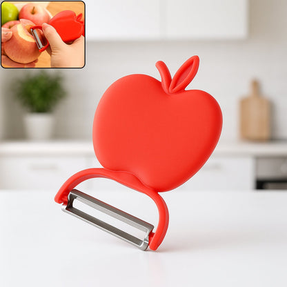 Apple Shaped Folding Vegetable Peeler for Kitchen Fruit Peeling vegetables signaturekarts